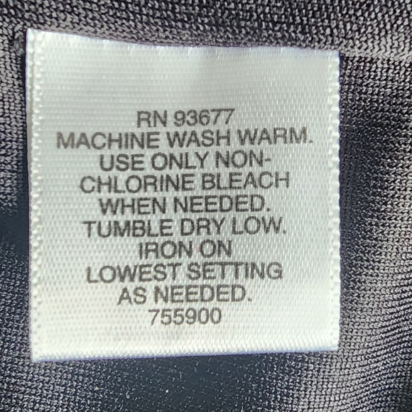 Pre-loved Plus-size Liz Claiborne Pattern Long Sleeve Knee Length Dress Size 1X - Picture 13 of 13